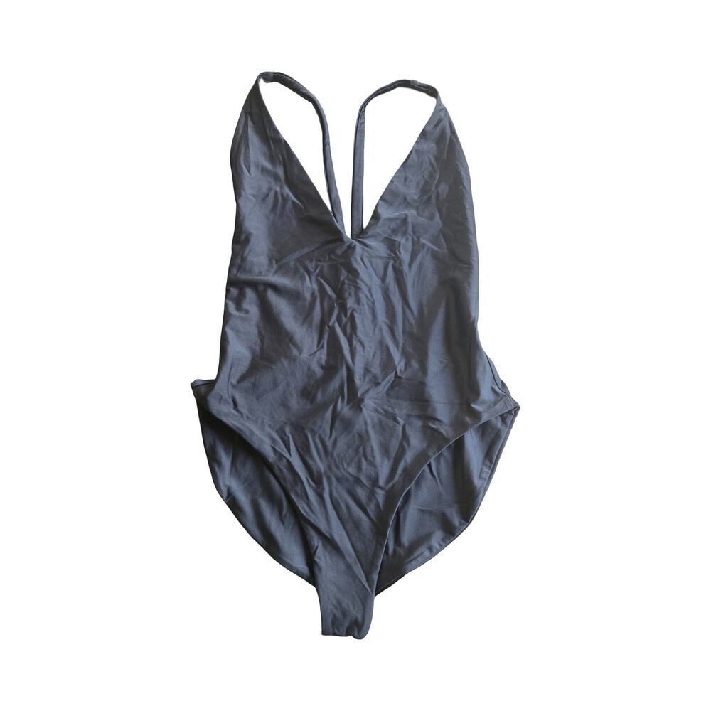 Jade‎ Swim Black One-Piece Swimsuit Size: L
